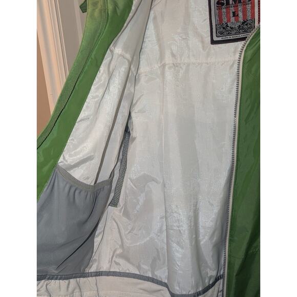 Sims Ski Coat Adult Large Green Full Zip Hooded Coat Midweight Mens Snowboard - Picture 8 of 13